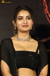 actress Ananya Nagalla dazzles in black dress at an event