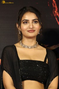 actress Ananya Nagalla dazzles in black dress at an event