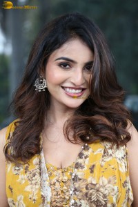 Tollywood actress Ananya Nagalla cute in a yellow dress