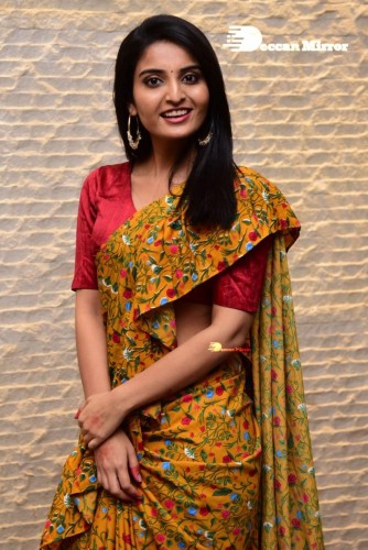 Telugu Heroine Ananya Nagella posing for a photoshoot