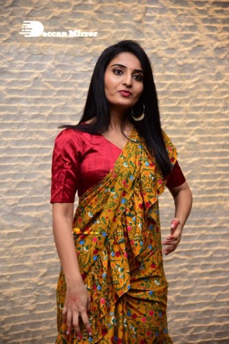 Telugu Heroine Ananya Nagella posing for a photoshoot