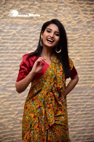 Telugu Heroine Ananya Nagella posing for a photoshoot