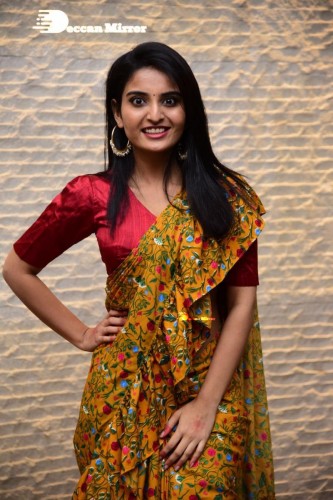 Telugu Heroine Ananya Nagella posing for a photoshoot