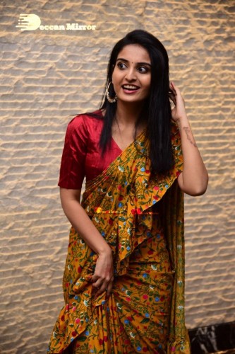 Telugu Heroine Ananya Nagella posing for a photoshoot