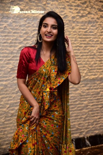 Telugu Heroine Ananya Nagella posing for a photoshoot