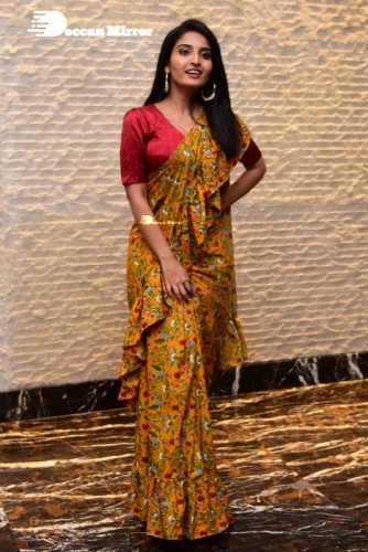 Telugu Heroine Ananya Nagella posing for a photoshoot