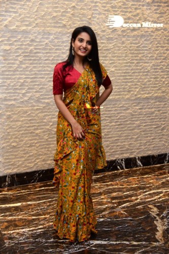 Telugu Heroine Ananya Nagella posing for a photoshoot