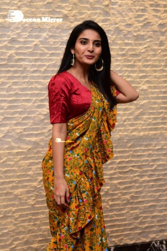 Telugu Heroine Ananya Nagella posing for a photoshoot