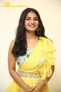 Actress Ananya Nagalla photoshoot in a yellow saree