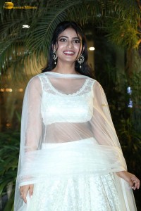 telugu actress ananya nagalla in a white lehenga choli dress