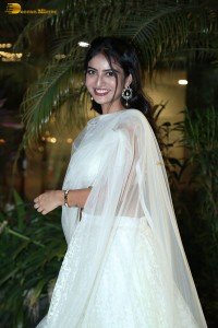 telugu actress ananya nagalla in a white lehenga choli dress