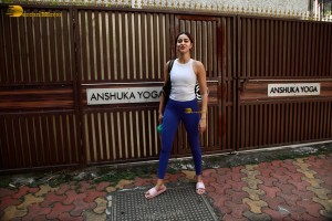 actress Ananya Panday spotted at her gym