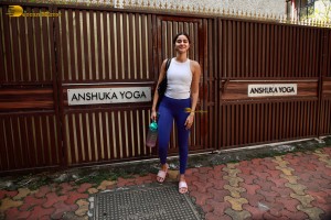 actress Ananya Panday spotted at her gym