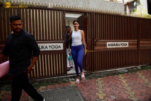 actress Ananya Panday spotted at her gym