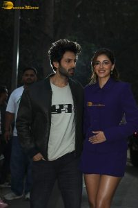 Kartik Aaryan and Ananya Panday promote their film Tu Meri Main Tera Main Tera Tu Meri on Bigg Boss set