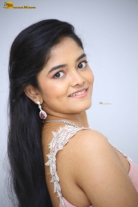 indian actress ananya sharma cute photoshoot in a pink dress