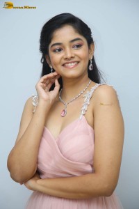 indian actress ananya sharma cute photoshoot in a pink dress