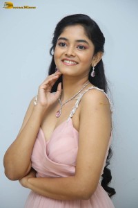 indian actress ananya sharma cute photoshoot in a pink dress