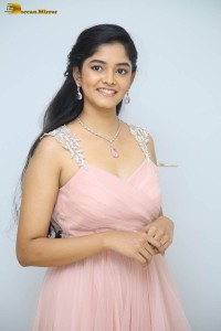indian actress ananya sharma cute photoshoot in a pink dress