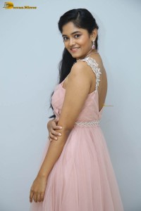 indian actress ananya sharma cute photoshoot in a pink dress