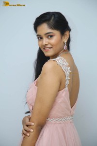 indian actress ananya sharma cute photoshoot in a pink dress