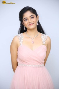 indian actress ananya sharma cute photoshoot in a pink dress