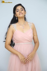 indian actress ananya sharma cute photoshoot in a pink dress