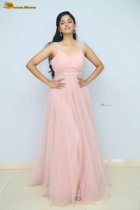indian actress ananya sharma cute photoshoot in a pink dress