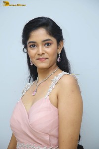 indian actress ananya sharma cute photoshoot in a pink dress