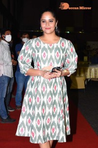 Anchor and Actress Anasuya Bharadwaj attending an Event