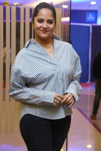 anchor and actress Anasuya Bharadwaj photoshoot in a shirt