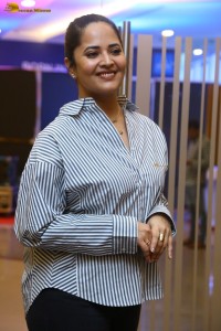 anchor and actress Anasuya Bharadwaj photoshoot in a shirt