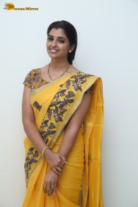 Telugu anchor syamala photoshoot in a yellow saree