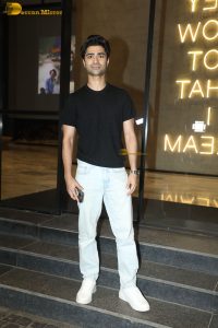 Andhera Screening attended by Surveen Chawla, Taaruk Raina, and Prajakta Koli