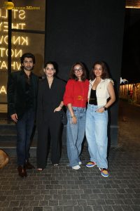 Andhera Screening attended by Surveen Chawla, Taaruk Raina, and Prajakta Koli
