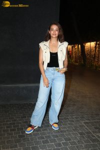 Andhera Screening attended by Surveen Chawla, Taaruk Raina, and Prajakta Koli