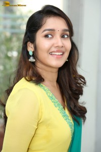 Indian actress anikha surendran in a yellow salwar kameez