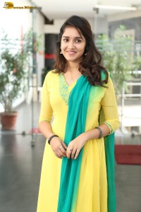 Indian actress anikha surendran in a yellow salwar kameez