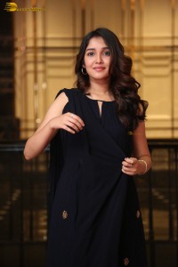 Indian actress anikha surendran in a black salwar dress