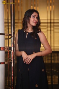Indian actress anikha surendran in a black salwar dress