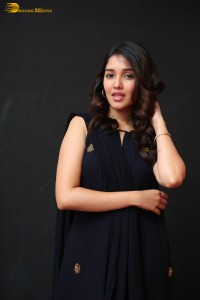 Indian actress anikha surendran in a black salwar dress
