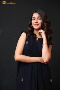 Indian actress anikha surendran in a black salwar dress