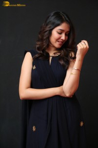 Indian actress anikha surendran in a black salwar dress