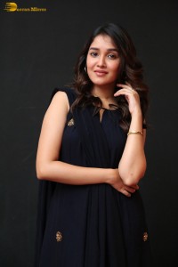 Indian actress anikha surendran in a black salwar dress