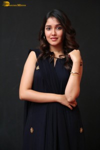 Indian actress anikha surendran in a black salwar dress