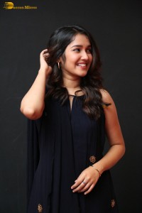 Indian actress anikha surendran in a black salwar dress