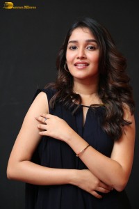 Indian actress anikha surendran in a black salwar dress