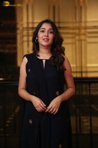 Indian actress anikha surendran in a black salwar dress