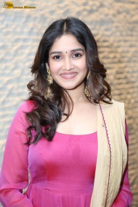 actress anikha surendran cute in a pink salwar kameez