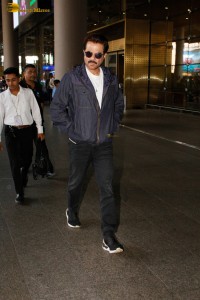 Bollywood Star Anil Kapoor spotted at Mumbai Airport on Dec 15, 2023